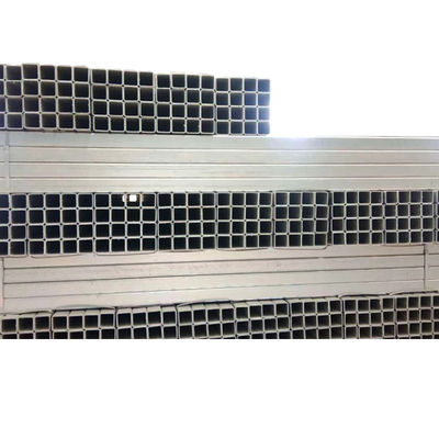 Pipe de fer galvanisée à tubes carrés de 0,9 mm Gi en acier structural perforé en poudre recouvert de surface et de qualité ASTM A53-2007