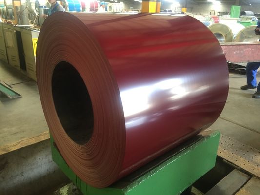Acier galvanisé prépeint Toutes les couleurs RAL PPGI PPGL bobines d'acier avec certification ISO9001 clients échantillons couleur