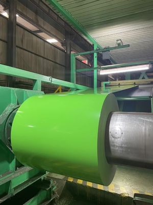 Peinture en rouleau de métal peint en double couche Peinture en couleur galvanisée PPGI PPGL Coil/Fiches en acier pour la couleur RAL