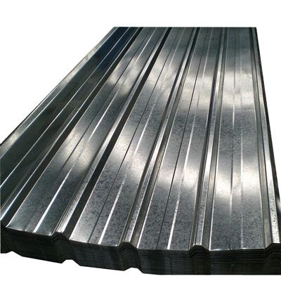 600-1100 mm Largeur couleur revêtue de tôles de toiture ondulées métalliques avec résistance Plaque d'acier et PPGI galvanisé