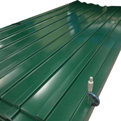 600-1100 mm Largeur couleur revêtue de tôles de toiture ondulées métalliques avec résistance Plaque d'acier et PPGI galvanisé