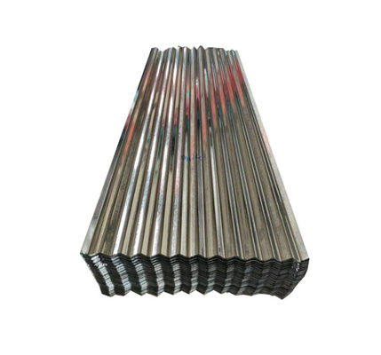 Carreaux de toiture en acier trapézoïdal galvanisé à 0,22-0,25 mm Galvalume prépeint couleur revêtue ondulée vitrée