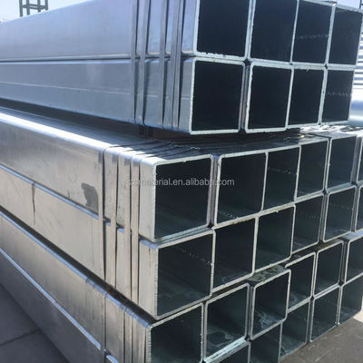 Acier ASTM 100x100 MS tubes carrés galvanisés à section creuse en acier avec facturation par poids réel
