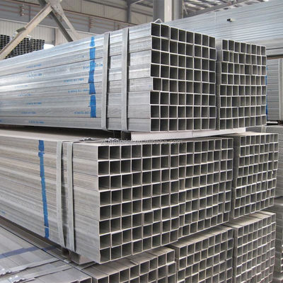 Tubes en acier galvanisé de 2,5 pouces pour tuyaux carrés et tuyaux soudés