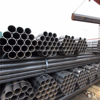 Pipe en acier au carbone ASTM A53 A36 de la série 40 à forte demande soudée en noir et certifiée ISO9001