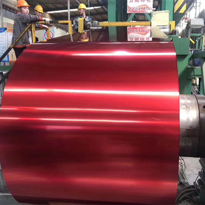 600-1500 mm largeur bobine en acier PPGI pour la vente directe ASTM JIS acier galvanisé revêtu de couleur