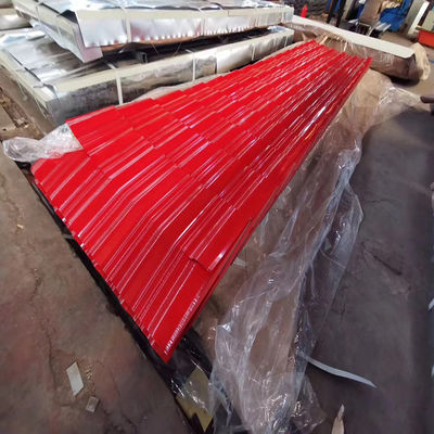 Service de traitement de décoiling Ral Couleur BWG22 24 26 28 0,4 mm 0,5 mm Épaisseur couleur revêtue PPGI feuille de toiture pour vos besoins