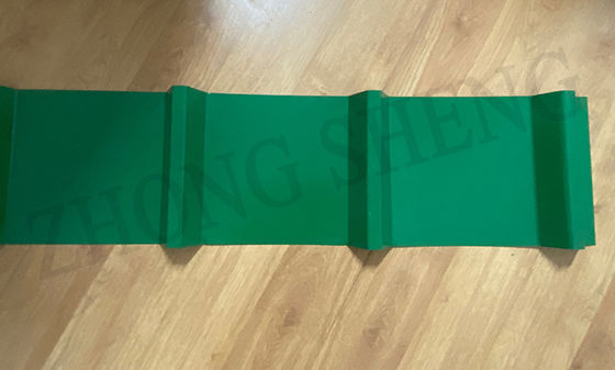 DX53D Grade Roof Top Design Prepainted Galvanisé PPGI RAL 6024 Traffic Couleur verte revêtue de feuille de toiture pour la toiture