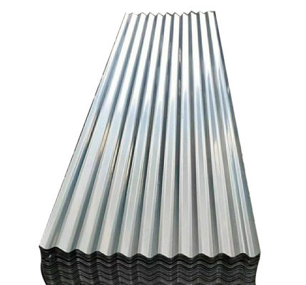 600-1100 mm Largeur 0,5-0,8 mm Épaisseur personnalisée en plongée chaude en zinc recouvert CGI tôle de toiture en acier galvanisé ondulé pour carrelage