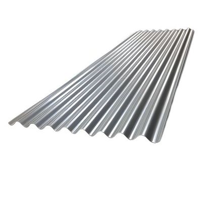 600-1100 mm Largeur 0,5-0,8 mm Épaisseur personnalisée en plongée chaude en zinc recouvert CGI tôle de toiture en acier galvanisé ondulé pour carrelage