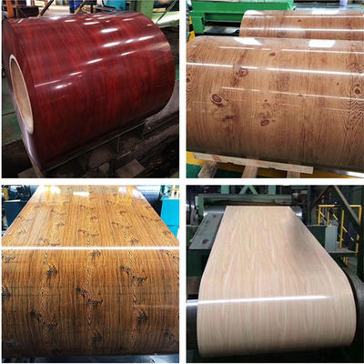 1250 mm Plaques de bobines d'acier galvanisé prépeintes pour la fabrication de petits outils Longueur sur demande Dx51d SPCC Z40 Z275 Vente directe