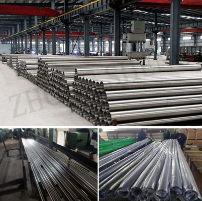304 201 316 8K 2B 2D Polissage de la surface des tuyaux en acier inoxydable sans soudure avec une épaisseur de 0,8-12,75 mm et un revêtement galvanisé