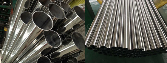 304 201 316 8K 2B 2D Polissage de la surface des tuyaux en acier inoxydable sans soudure avec une épaisseur de 0,8-12,75 mm et un revêtement galvanisé