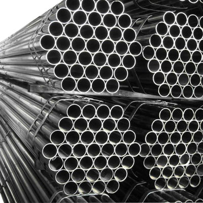 Structure soudée à l'arc TUBE laminée à chaud Q195 Q235b St37 Tube en acier au carbone soudé sans couture noir