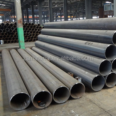 Structure soudée à l'arc TUBE laminée à chaud Q195 Q235b St37 Tube en acier au carbone soudé sans couture noir