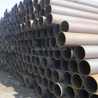 Structure soudée à l'arc TUBE laminée à chaud Q195 Q235b St37 Tube en acier au carbone soudé sans couture noir