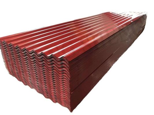 SGCC/SGCH/JIS/DX Certificat de tôle d'acier galvanisé PVOC Toiture ondulée Gi enduite de zinc