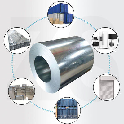 Dureté Coil d'acier galvanisé plein dur et bande revêtue de zinc pour la résistance Construction réalisée en DX51D Z