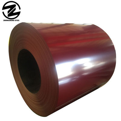 Modèle de bois PPGI bobine en acier en feuille de bobine avec technique galvanisée à chaud prépeinte et épaisseur de revêtement Top-15-35