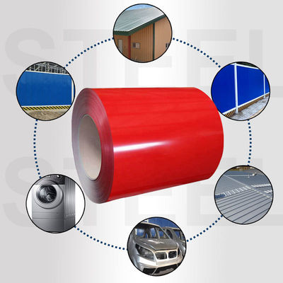 Largeur 100-1250 mm Dx51d Préimprimé Ppgi en acier galvanisé bobine/feuille avec tolérance ± 1% ou selon les exigences du client