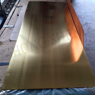 Plaque de cuivre sans oxygène à haute pureté 99,9% Largeur de la plaque 50 mm-2500 mm pour l'industrie électronique