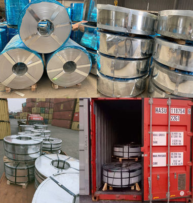 Épaisseur 0,12-4 mm Bandes d'acier galvanisé prépeintes pour ASTM/AISI/SGCC/CGCC/TDC51DZM/TDC52DTS350GD/TS550GD/DX51D Z Q195-q345