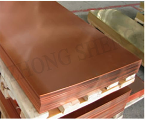 Service de pliage professionnel pour une plaque de cuivre à cathode de 50 mm à 2500 mm de largeur C11000 C10200 C17200 2 mm à 5 mm
