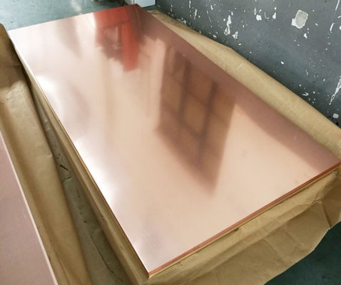 Grade C10300 Laiton 400x100x6mm Plaque de cuivre pour la mise à la terre et le mise à la terre Épaisseur de 2 mm