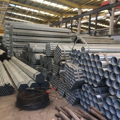 30-275 g/m2 revêtement en zinc 1,5'' OD 2 mm épaisseur GI galvanisé en acier rond en trempage à chaud pour système d'engrais chimique