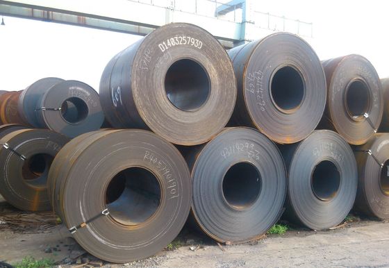 Q235 Q235B Q345 Q345B Q195 St37 St42 St37-2 St35.4 St35 Mild Hot Rolled Mild Steel Coil en acier au carbone avec certificat GS