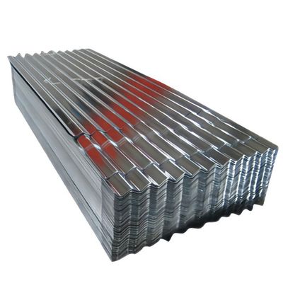 Plaque métallique ondulée Ppgi certifiée PVOC de calibre 28 0,5 mm 2FTX 8FT Plaques de toiture en zinc laminées à froid Plaque à spangle zéro