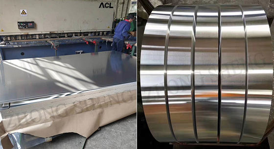 Coil d'aluminium laminé à froid alliage d'aluminium 1200 Coil d'aluminium 3005 H14 Coil d'aluminium 3A21 H18 avec service de traitement de perforation