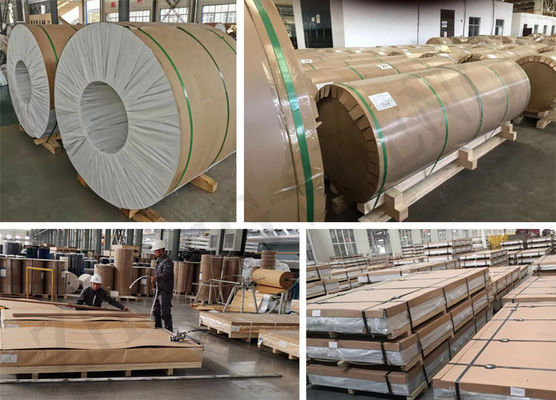 Coil d'aluminium laminé à froid alliage d'aluminium 1200 Coil d'aluminium 3005 H14 Coil d'aluminium 3A21 H18 avec service de traitement de perforation
