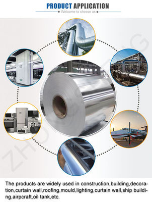 ASTM Standard 0,3 mm 0,5 mm 1,0 mm Épaisseur 5052 3003 bobine en aluminium 5005 bobine en aluminium pour la fabrication de conteneurs