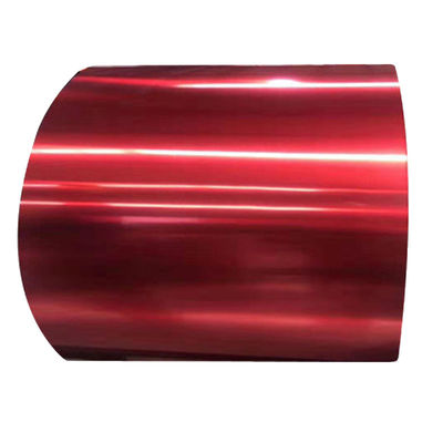 Prime 1100 3003 Coil d'aluminium revêtu de couleur PVDF en bois de pierre avec une tolérance de ± 1% et une couleur personnalisée