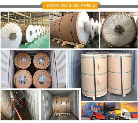 Prime 1100 3003 Coil d'aluminium revêtu de couleur PVDF en bois de pierre avec une tolérance de ± 1% et une couleur personnalisée