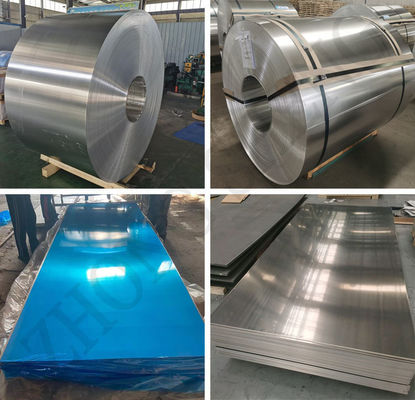 6 pouces AZ10-AZ29 enduit 3105 1100 bobine de papier d'aluminium rouleau pour la construction Fabriqué par ISO9001 certifié