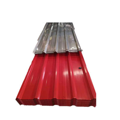 Couleur galvanisée en zinc revêtue en acier ondulé en métal