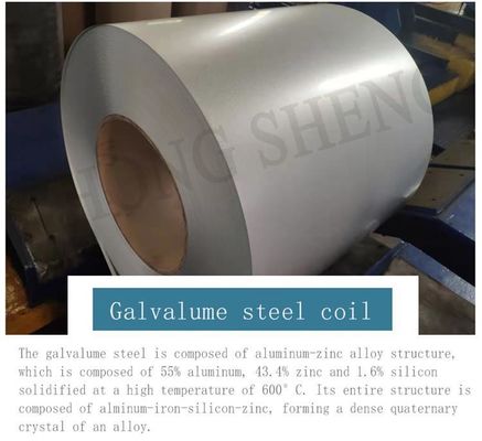 1060/1100/3003/3102/3105/3004etc. Des bobines prépeintes en acier galvalume de qualité aluzinc Dx51d destinées à la construction