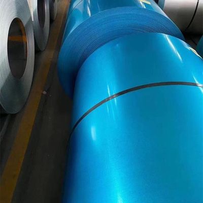 Aluzinc Dx51d bobines prépeintes en acier galvalume de 0,5 mm 0,8 mm 1,5 mm épaisseur pour surface revêtue de couleur et tolérance ± 1%