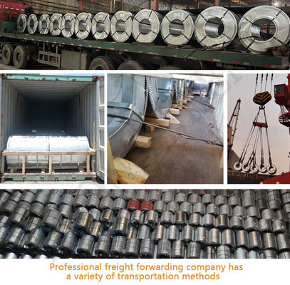 ASTM/AISI/SGCC/CGCC/TDC51DZM/TDC52DTS350GD/TS550GD/DX51D Z Q195-q345 revêtement en zinc 30 à 275 g/m2 bobine en acier galvanisé à chaud