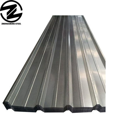 Z100 JIS G3312 28 Gauge tôle galvanisée tôle de toiture métallique Prix pour 750 mm/914 mm/960 mm/1000 mm/1200 mm/Autres largeur
