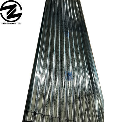 0.6mm 0.8mm 1.2mm Z80g Z100g Gi Plaque d'acier enduite de zinc Industrie de la construction Plaque de toiture ondulée en acier galvanisé