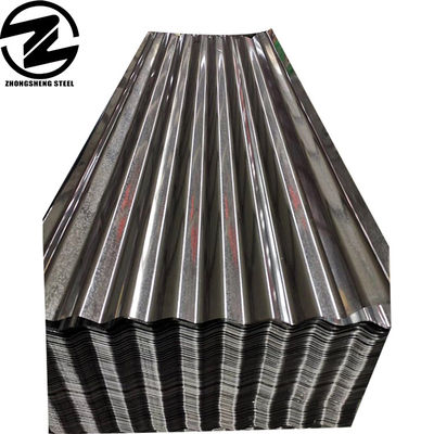 0.6mm 0.8mm 1.2mm Z80g Z100g Gi Plaque d'acier enduite de zinc Industrie de la construction Plaque de toiture ondulée en acier galvanisé