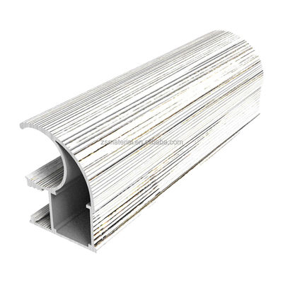 Profiles en aluminium galvanisé de qualité personnalisée conçus avec précision pour des applications industrielles et commerciales polyvalentes