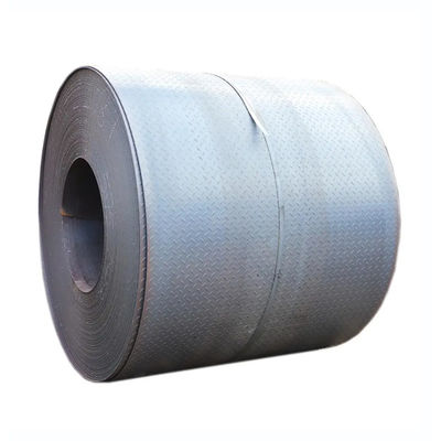 Plaque de vérification en acier doux laminée à chaud ASTM a36 ss400 q235 2,5 mm 3,5 mm pour le service de traitement des feuilles de sol