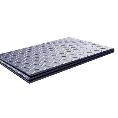 Plaque de vérification en acier doux laminée à chaud ASTM a36 ss400 q235 2,5 mm 3,5 mm pour le service de traitement des feuilles de sol
