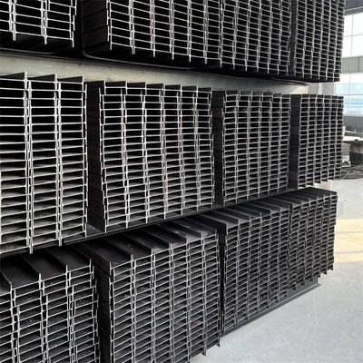 Acier au carbone H poutre W8x13 H type d'acier pour la construction Tolérance ± 1% Épaisseur de la bride 7-34 mm