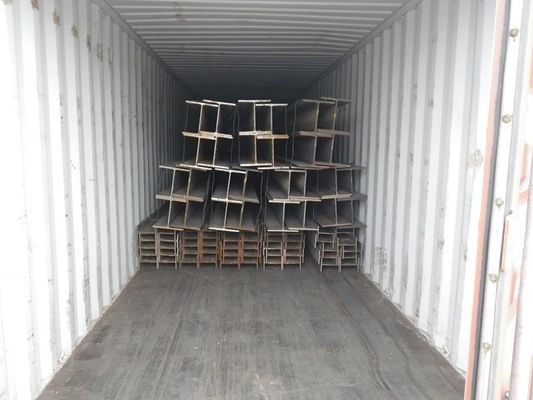 150 * 75 * 5 * 7 mm ASTM A36 Acier à faisceau H en fer avec tolérance ± 1% et service de traitement de décoiling