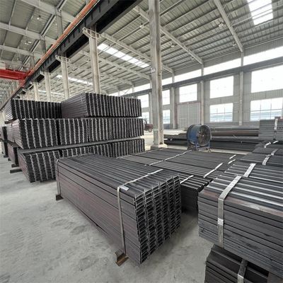 Traitement par perforation Q235 Dimensions Faisceau H-carbone doux pour atelier Structure en acier ASTM W6x9 facturé par poids théorique